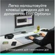 Комплект (клавиатура, мышь) Logitech POP Icon Combo Graphite (920-013156) - изображение 2