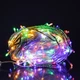 Уличная гирлянда на елку 30 метров светодиодная гирлянда нить 300 LED гирлянда на улицу от сети 8 режимов работы белый провод Мультиколор - изображение 7
