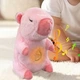 Інтерактивна дихаюча Капібара Snuggle Pulse CapyBuddy 30 см м'яка плюшева іграшка, коричнева - зображення 10