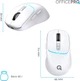 Мышь OfficePro M468W Bluetooth/Wireless White - изображение 12