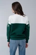Жіночий зелений новорічний світшот сніжинка XS | 40-42 UKRS-8867 UkrGlamour - изображение 2