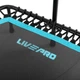 Фитнес батут для джампинга шестиугольный с ручкой d-1000 мм LiveUp LP8251 черный-синий - изображение 8