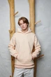 Чоловічий бежевий худі Вершник Святковий 3XL UKRS-9981 UkrGlamour - зображення 2