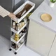 Удобная полочка на колесах для кухни абованной комнаты - изображение 2
