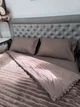 Велюрова постільна білизна Colorfull Home. Шарпей коричневого кольору - євро - изображение 2