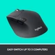 Миша Logitech M720 Triathlon Wireless/Bluetooth Black - изображение 8