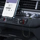 Аудио-адаптер Bluetooth aux гарнитура в машину адаптер USAMS US-SJ504 |BT5.0, TF Card| Черный - изображение 10