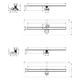 Трап для душу Hansgrohe RainDrain Allround 1200 мм сталь (56190800) - изображение 3