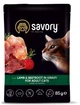 Промо набор влажных кормов Savory Cat Pouch for Adult with Lamb and beetroot in Gravy 85 г, 18+4 шт (2700000029367) - изображение 4
