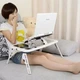 Складной столик для ноутбука LD-09 E-Table, столик с охлаждением 2 USB кулера, Стол подставка с вентиляцией - изображение 10