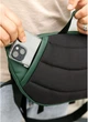 Большая мужская поясная сумка бананка из экокожи SAMBAG Зеленая (2941038721) - изображение 9