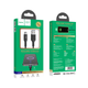 Кабель 1.2м для зарядки телефону, планшета MicroUSB Android Hoco U79 120см |2.4A| Чорний - зображення 10