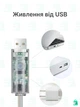 Светодиодная LED гирлянда «Капли росы» 20 м, Теплый белый свет, Новогодняя гирлянда 8 режимов, 200 LED ламп, USB + пульт ДУ, медная проволока (1298493754) - изображение 12