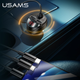 Автомобильное зарядное устройство в прикуриватель (автозарядка) USAMS Dual USB 3-in-1 C22 |2USB 3.4A| Черный - изображение 6