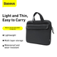 Сумка для ноутбука, гаджетов BASEUS Basics Series 13" Shoulder Computer Bag (LBJN-G0G) Серый - изображение 4