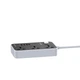 Удлинитель сетевой LDNIO POWER SOCKET SC3412 |2500W, 2M, 3Sockets, 3USB/1Type-C, QC/PD, 3A/38W| Серый - изображение 2