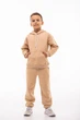 Детский спортивный утепленный костюм Kindamor Warm Autumn Beige для мальчика, флис 146 см бежевый - изображение 4