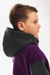 Детский спортивный утепленный костюм Kindamor Active Heat Grey/Purple, флис для мальчика 116 см серый с фиолетовым - изображение 7