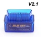 Диагностический сканер OBD2, мини-тестер OBDII V2.1, ELM327, Bluetooth, для Android/Windows/Symbian - изображение 1