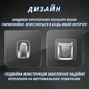 Двойные самоклеящиеся крючки Hooxen, 10 штук, прозорі - зображення 3