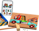 Drewniana przybijanka-układanka Djeco Pojazdy (DJ06641) - obraz 3