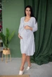 Комплект халат та сорочка в пологовий Elegant Gray М\L - зображення 1