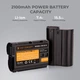 Аккумулятор K&F Concept EN-EL15 емкостью 2100 мАч для камер Nikon (KF28.0012V3) - изображение 5