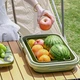 Складная корзина для пикника с крышкой-столиком Outdoor Folding Bucket 47 х 20 х 30 см (R97360) - изображение 10