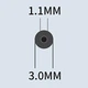 Кабель-переходник PD 65W Type-C на DC 3.0x1.1 на 18.5-20V вольт 1.5 м для подзарядки ноутбука Asus Acer Samsung с триггером (1.5 метра) Power Delivery от повербанка powerbank и зарядного устройства - изображение 2