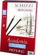 Альбом для малювання Fabriano А5 50л 120г/м2 Accademia дрібне зерно спіраль (8001348150800) - зображення 2