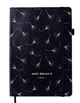 Записная книга блокнот Buromax RELAX A5 96 л клетка иск.кожа черный (BM.295101-01) - изображение 1