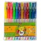Набор ручек гелевых ZiBi NEON+GLITTER 12 цветов (ZB.2204-99) - изображение 1