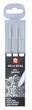 Набір ручок гелевих Sakura BASIC 08 MEDIUM білий 3шт 0,8 мм (8712079397784) - зображення 2