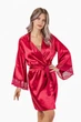 Халат жіночий атласний Felisiya Lingerie Малинове вино 74-910 S (2000011129019) - зображення 8