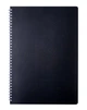 Записна книга блокнот Buromax CLASSIC A4 80 л клітка на пружині чорний (BM.2446-001) - зображення 1