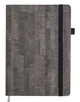 Записная книга блокнот Buromax WOOD A5 96 л клетка иск.кожа серый (BM.295114-09) - изображение 1