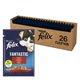 Влажный корм для кошек Purina Felix Fantastic с говядиной в желе (26х85г) - изображение 1