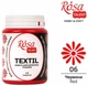 Краска акриловая для ткани ROSA TALENT 80 мл красный (4823098512448) - изображение 1