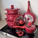 Набор кастрюль с гранитным антипригарным покрытием Higher Kitchen НК-316 из 12 предметов - изображение 3