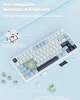 Ігрова механічна клавіатура AULA F75 White-blue - изображение 2
