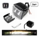 Світлодіодні фари Lider квадратні 30Вт СТГ, ближній, 2шт. (12580) - зображення 1