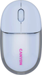 Миша Canyon OnClick 24 Dual-mode Silent Bluetooth/Wireless Transparent/Blue (CNS-CMSW24BL) - зображення 1