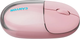 Миша Canyon OnClick 24 Dual-mode Silent Bluetooth/Wireless Transparent/Pink (CNS-CMSW24P) - зображення 6