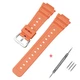 Ремешок для Casio G-Shock GA-2100 Orange SI + шпилькосниматель со шпильками - изображение 1