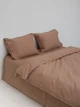 Простирадло з вареної бавовни Leglo Carob - 245x285 - изображение 1