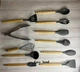 Набір кухонного приладдя із силікону та дерева 12 предметів Kitchen Set з підставкою Сірий - зображення 5