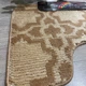 Килимок під унітаз ТМ Banyolin Classik 50х60см CLC202106 151-Brown_U - зображення 2