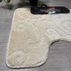 Килимок під унітаз ТМ Banyolin Classik 50х60см CLT202013 153-Beige_U - зображення 3