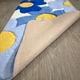 Килимки для ванної Banyolin Deluxe двійка 60х100см, 50х60см DLX12_blue_2 - зображення 4