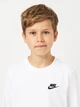 Детский лонгслив для мальчика Nike K Nsw Ls Tee Emb Futura Lbr FZ4946-100 S 128-137 см White/Black (197596239058) - изображение 4